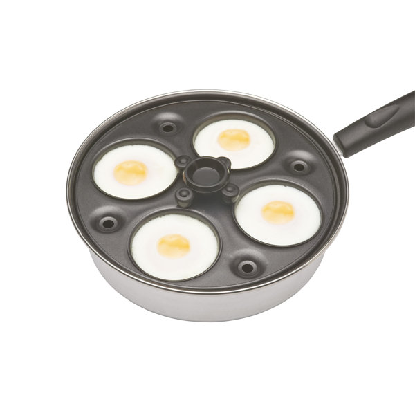KitchenCraft 4 Hole Egg Poacher & Reviews Wayfair.co.uk